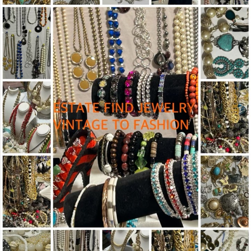 Vintage To Fashion ESTATE FIND Jewelry Sort Out LISTING/FLYER